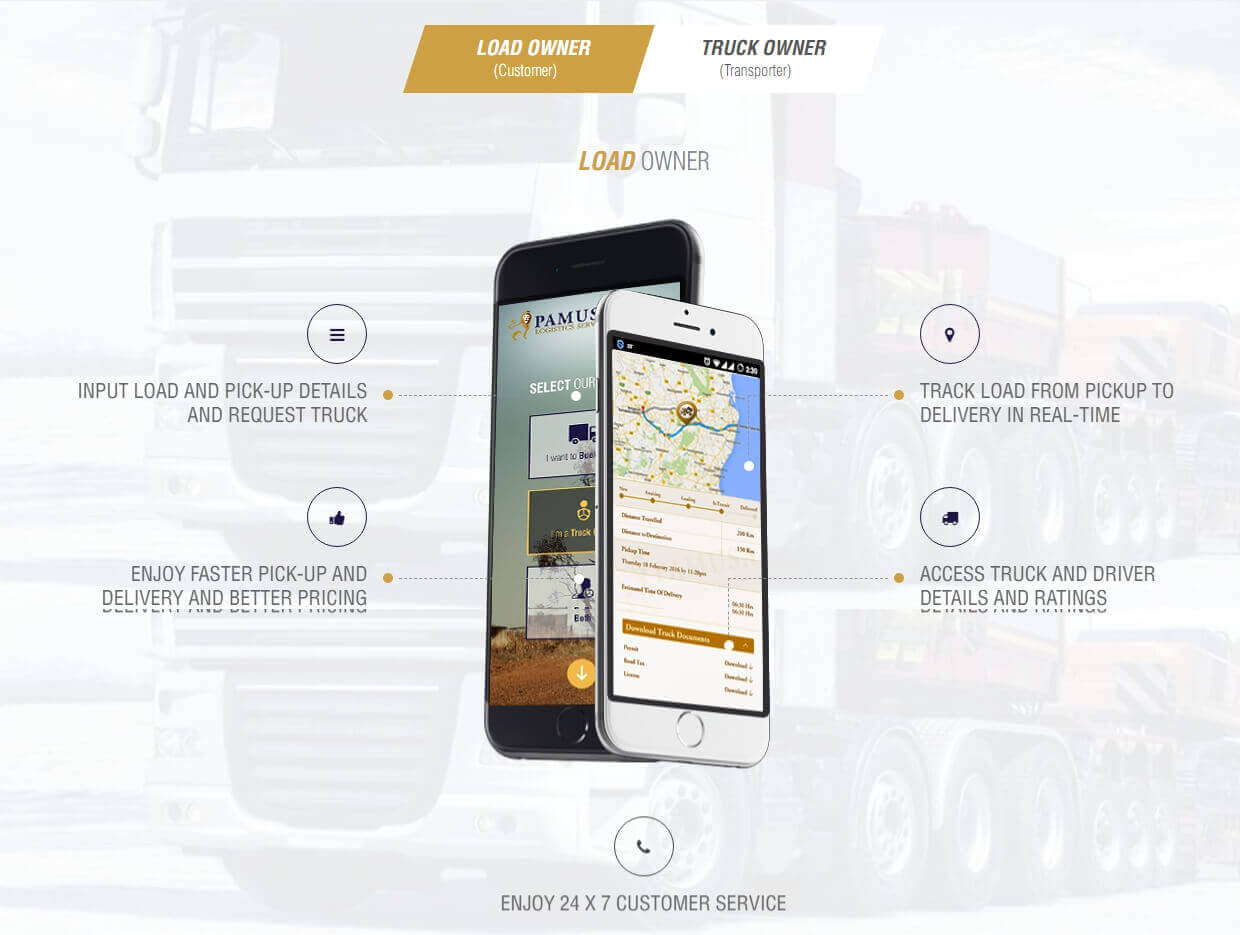 Logistcs Service Website